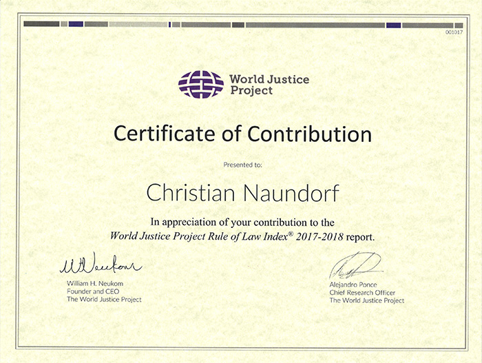 World of Justice Project